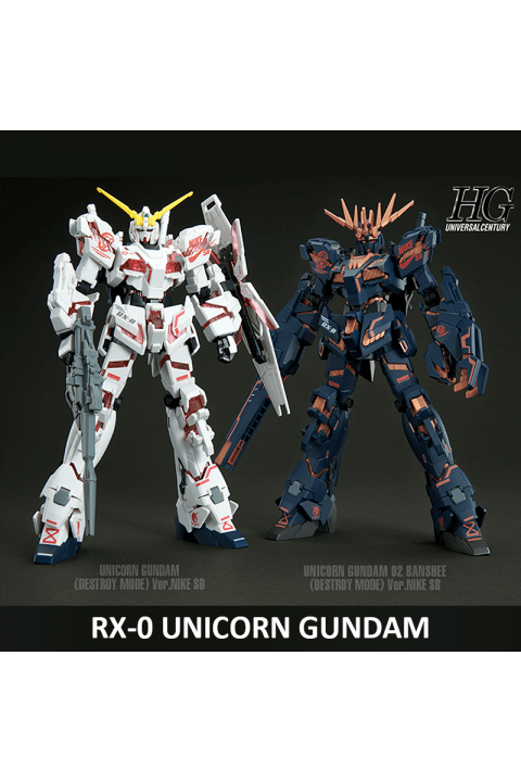 Nike SB x Gundam Unicorn Model Kita 1/144